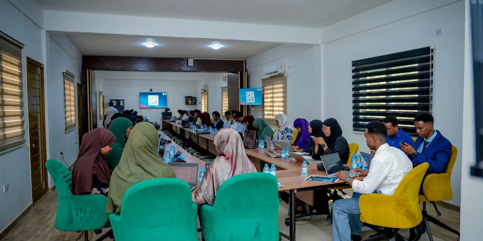 Participants at an IMPACTSOM-led capacity building training session