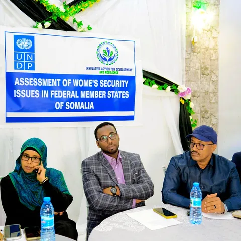 IMPACTSOM team presenting findings at an institutional assessment session
